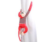 JAWSEU Peluche a Forma di Scimmia, Lungo Braccio Coda Scimmia Bambola Morbido Peluche Appeso Scimmia Giocattoli, Bambola Scimmia Neonato Bebe Giocattolo Regalo per Bambini e Ragazze