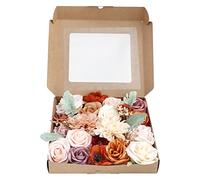 JAWSEU Rose Fresche in Elegante Confezione Regalo Scatola con Rose di Sapone Bouquet, Fiori di Sapone Profumata, Rose di Fiori di Sapone di Rosa Artificiale Idee Regalo Compleanno Anniversario
