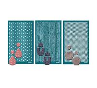 JAWSEU Stencil per Serigrafia per Argilla polimerica, Serigrafia per Argilla polimerica, trasferimento di Stencil a Rete riutilizzabili per la creazione di Gioielli in Argilla polimerica