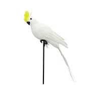 JAWSEU Uccellini Decorativi Artificiali con Clip, Simulazione Realistica Modello di Pappagallo Uccellini Finti con Piume, Pappagallo Artificiale Uccelli con Clip per la Casa Il Giardino Le Feste