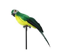 JAWSEU Uccellini Decorativi Artificiali con Clip, Simulazione Realistica Modello di Pappagallo Uccellini Finti con Piume, Pappagallo Artificiale Uccelli con Clip per la Casa Il Giardino Le Feste