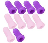 JAWUZ 10 pezzi coppette silicone per massaggio Coppettazione Viso Silicone Cupping Therapy Set per Corpo Collo Gambe Braccio Schiena Facial Trattamenti di Bellezza