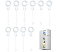 JAWUZ 10 pezzi universali per frigorifero e congelatore,foro di scarico per frigorifero,foro di scarico per stantuffo refrigerazione,stantuffo in plastica,ricambi per frigoriferi