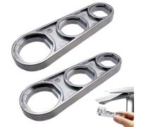 JAWUZ 2 pezzi Aeratore Chiave di Servizio,Chiave per Filtro Rubinetto Acciaio Inossidabile,Rubinetto Aeratori Chiave Strumento per M16/M18/M20/M22/M24/M28
