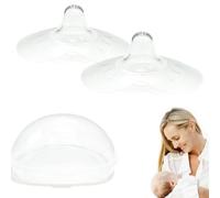 JAWUZ 2 Pezzi Coppette assorbilatte, Copricapezzoli allattamento, Para capezzoli allattamento, Piccola S