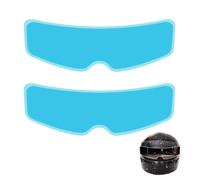 JAWUZ 2 Pezzi Pellicola Per Lenti Per Casco, Set di Pellicole Per Visiera Antiappannamento Antipioggia, Antiappannante Visiera Casco