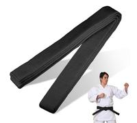 JAWUZ 280CM Cintura Judo Karate Sportive Arti Marziali Cinture Taekwondo Professionale Aikido Cintura Tessuto Spesso Cintura Adulti Cintura Arti Marziali,Karate Arti Marziali (Nero)