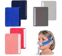JAWUZ 6 Pezzi Fodere Per Cinghie Cpap, Manicotto Per La Tracolla Cpap, Cuscinetti Per Il Viso Cpap, Per Il Viso Per Ridurre L'Eritema Delle Guance E Le Impronte(Blu/grigio/rosa,B)