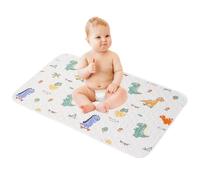 JAWUZ Portable Changing Pad 50x70cm Waterproof Baby Diaper Changing Mat 3-Layer Design Travel Changing Station Washable Reusable Foldable Mat for Stroller Crib Home