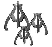 Jaxguom Set di 3 estrattori per cuscinetti, 75/100/150 mm, estrattore con 3 bracci per cuscinetti a sfera, estrattore a ganasce a due e tre pezzi, interno regolabile e esterno
