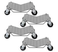 Jaxguom Sibler 4 pezzi, sollevatore di manovra per auto, auto, camion, trattori, piattaforme mobili con carico di 500 kg