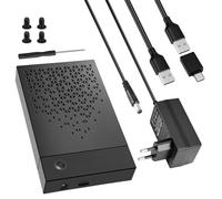 Jaxiyun Docking Station per Dischi Rigidi, 6Gbps UASP Docking Station SSD Hard Disk HDD 2.5 o 3.5 Pollici, USB 3.0 SATA HDD Adattatore per Dischi Rigidi SATAHDD/SSD da 2,5/3,5 Pollici