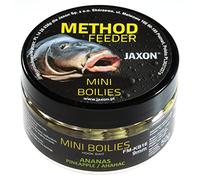Jaxon Boilies 9 mm 50 g per Method Feeder Metodo pesca alla carpa, mangime di base (ananas/FM-KB16)