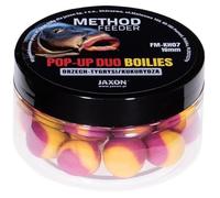 Jaxon Boilies Pop-UP Duo Color Method Feeder 16mm 40g Pesca alla Carpa Pastura per Pesca alla Carpa (Tiger Almond/Mais FM-KH07)