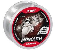 Jaxon - Filo da pesca Monolith Premium, 150 m/0,10 mm-0,35 mm, bobina singola, trasparente, 0,35mm / 22kg