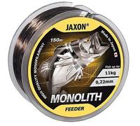 Jaxon Monolith Feeder, filo da pesca, 150 m/ 0,16 - 0,35 mm, bobina monofilo., marrone, 0,22mm / 11kg