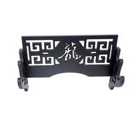 JAXU CWN 'ART Seal Board Montaggio a Parete Spada Katana Supporto in Legno Samurai Sword Stand Hanger Support Holder （2 Story）