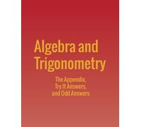 Jay Abramson Algebra and Trigonometry (Tascabile)