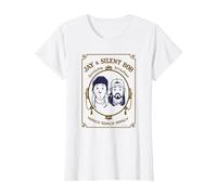 Jay And Silent Bob Snootchie Bootchies Maglietta, Donna, Bianco, M