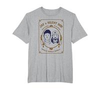 Jay And Silent Bob Snootchie Bootchies Maglietta, Uomo Taglie Grandi, Grigio Melange, 5X Tall