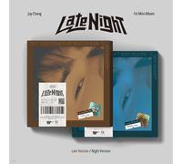 Jay Chang 1° Mini Album [Late Night] 2Ver SET CD+48p Libro+P.Card+Poster Piegato