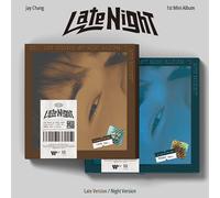 JAY CHANG [LATE NIGHT] 1° Mini Album 2 Ver SET/2CD+2 Fotolibro+4 Card+2 Poster