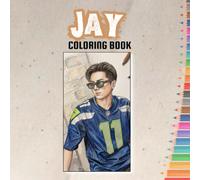 JAY - ENHYPEN: A coloring book made for Engenes, filled with gentle, symbolic illustrations that capture the warmth, artistry, and stage magic you love