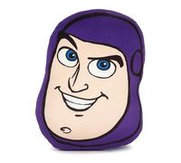 Jay Franco Cuscino decorativo a forma di Buzz Lightyear Disney - 30 cm Peluche ultra morbido per bambini e cuscino avvolgente, Toy Story con licenza ufficiale, viola