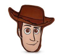 Jay Franco Cuscino decorativo a forma di Woody Disney - 30 cm Peluche ultra morbido per bambini e cuscino avvolgente, Toy Story con licenza ufficiale, Marrone