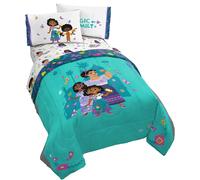 Jay Franco Disney Encanto Sister Magic - Set letto matrimoniale 5 pezzi - Include piumone reversibile e set lenzuola - Poliestere super morbido e