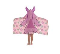 Jay Franco Disney Lilo & Stitch Angel - Telo a Mantella con Cappuccio 56 × 130 cm per Bambini, Super Morbido per Bagno, Spiaggia, Piscina e Viaggio, Prodotto con Licenza Ufficiale, Rosa