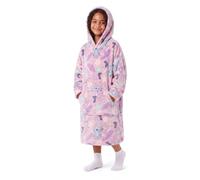 Jay Franco Disney Lilo & Stitch Coperta indossabile per Bambini - Coperta con Cappuccio, Tasca e Orecchie 3D, Fodera in Sherpa, Pile Morbido e Avvolgente, Licenza Ufficiale, Viola, 24x32