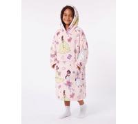 Jay Franco Disney Princess Coperta indossabile per Bambini - Coperta con Cappuccio, Tasca e Orecchie 3D, Fodera in Sherpa, Pile Morbido e Avvolgente, Licenza Ufficiale, Multicolore, 24x32