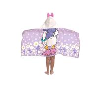 Jay Franco Disney Topolino e i Suoi Amici Paperina - Telo a Mantella con Cappuccio 56 × 130 cm per Bambini, Super Morbido per Bagno, Spiaggia, Piscina e Viaggio, Prodotto con Licenza Ufficiale, Viola