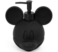 Jay Franco Dispenser Sapone Disney Topolino - Resina Nero - Decorazione Bagno