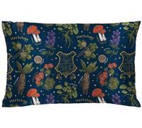 Jay Franco Federa in raso di Harry Potter Herbology - Dimensioni standard 50 x 75 cm, morbida come la seta, blu