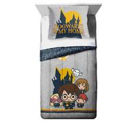 Jay Franco Harry Potter Twin Bettdecken-Set, Grau