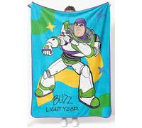 Jay Franco Kids Disney Toy Story Coperta in Pile - 130x150 cm, Morbida e Avvolgente, per la Camera da Letto e Il Divano, Prodotto con Licenza Ufficiale, Multicolore