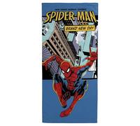 Jay Franco Kids Marvel Spiderman Telo Mare in Cotone 100% - 71 x 147 cm Asciugamano Super Morbido, Piscina e Viaggio, Prodotto con Licenza Ufficiale, Multicolore