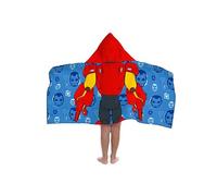 Jay Franco Marvel Iron Man e i suoi Fantastici Amici - Telo a Mantella con Cappuccio 56 × 130cm per Bambini, Super Morbido per Bagno, Spiaggia, Piscina e Viaggio, Prodotto con Licenza Ufficiale, Rosso
