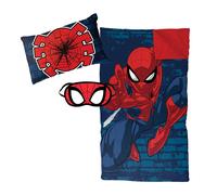 Jay Franco Marvel Spiderman Zaap 3 Piece Plush Sleepover Set