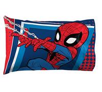 Jay Franco Marvel Super Hero Adventures Go Spidey 1 Pack Pillowcase - Double-Sided Kids Super Soft Bedding - Features Spiderman (Official Marvel Product)