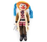Jay Franco One Piece Buggy Cuscino di Peluche - Cuscino con Personaggio Imbottito da 66 cm