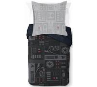 Jay Franco Star Wars Darth Vader Empire - Set di biancheria da letto per bambini, super morbida, con federa, solo copripiumino (imbottitura non inclusa), colore nero, 2 pezzi