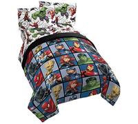 Jay Franco Star Wars Vehicle Schematics Spaceship 5 Piece Full Bed Set - Includes Reversible Comforter & Sheet Set - Super Soft Fade Resistant Polyester - (Official Star Wars Product)