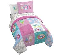 Jay Franco Trend Collector Be Sweet 7 Piece Full Bed Set - Includes Comforter & Sheet Set - Super Soft Fade Resistant Microfiber Bedding