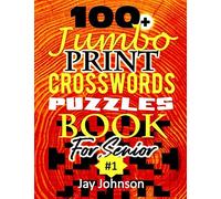 Jay Johnson 100+ Jumbo CROSSWORD Puzzle Book For Seniors (Tascabile)