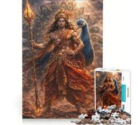 Jay Mata Parvati Puzzle per adulti da 1000 pezzi | 38x26cm Regali per donne: difficili e impegnativi con pezzi completamente ad incastro di forma casuale.