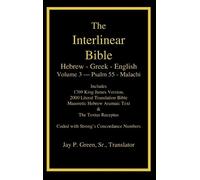 Jay Patrick Gre Interlinear Hebrew Gr nglish Bible-PR-FL/ (Copertina rigida)
