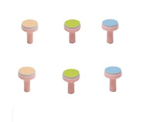 Jaybva - Set di 6 testine di ricambio per tagliaunghie elettrico per tagliaunghie standard e kit tagliaunghie rosa